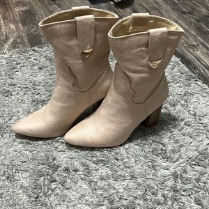 Tan boots